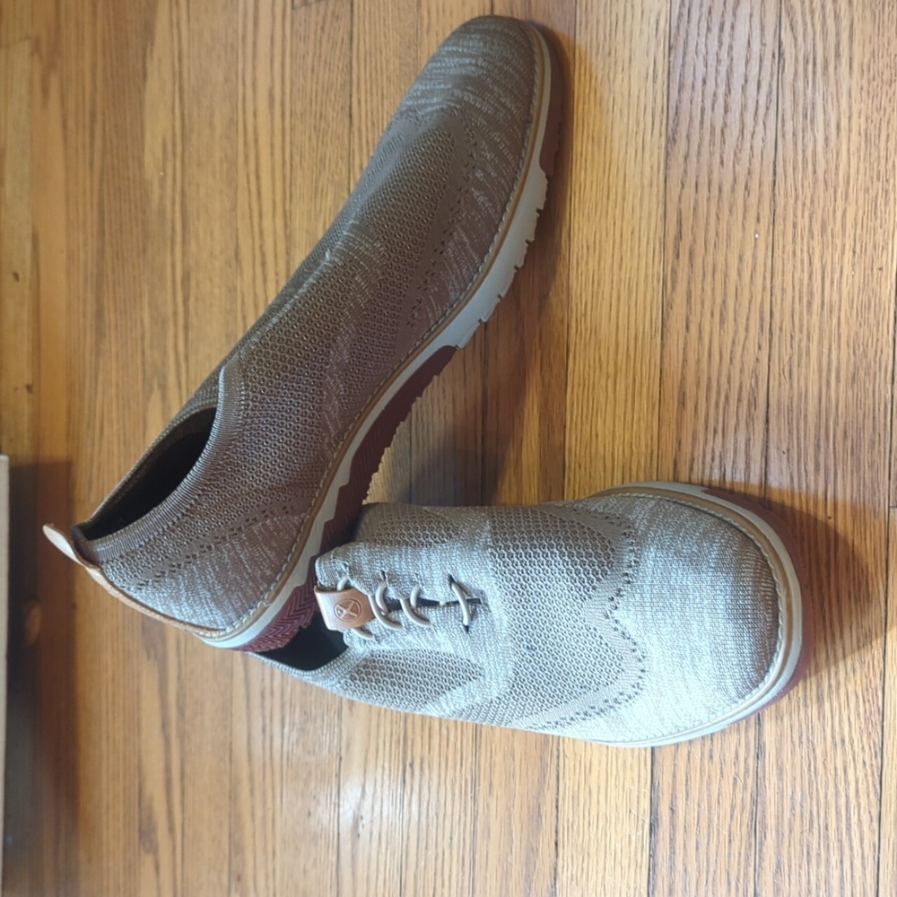 Hush Puppies Taupe Men's Expert Wingetip Sneaker 12
